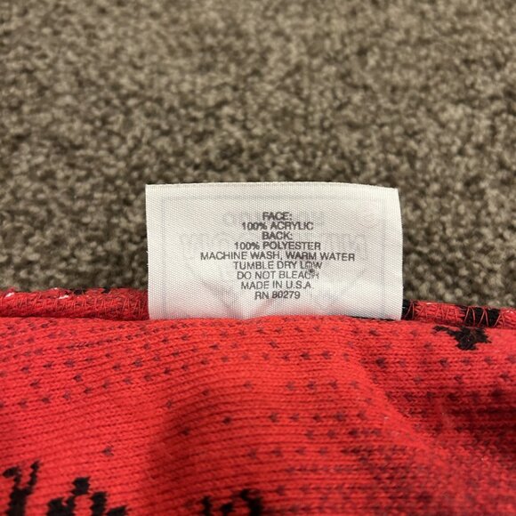 Vintage Black Mountain Outdoor Zip Up Moose Print Fleece, Unisex - Picture 5 of 5